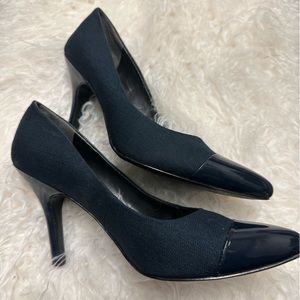 Nine West Dark Wash Denim Heels